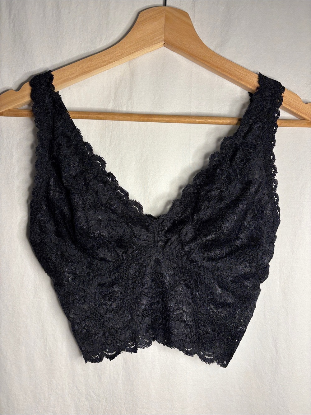 Cosabella bralette camisol black lace M